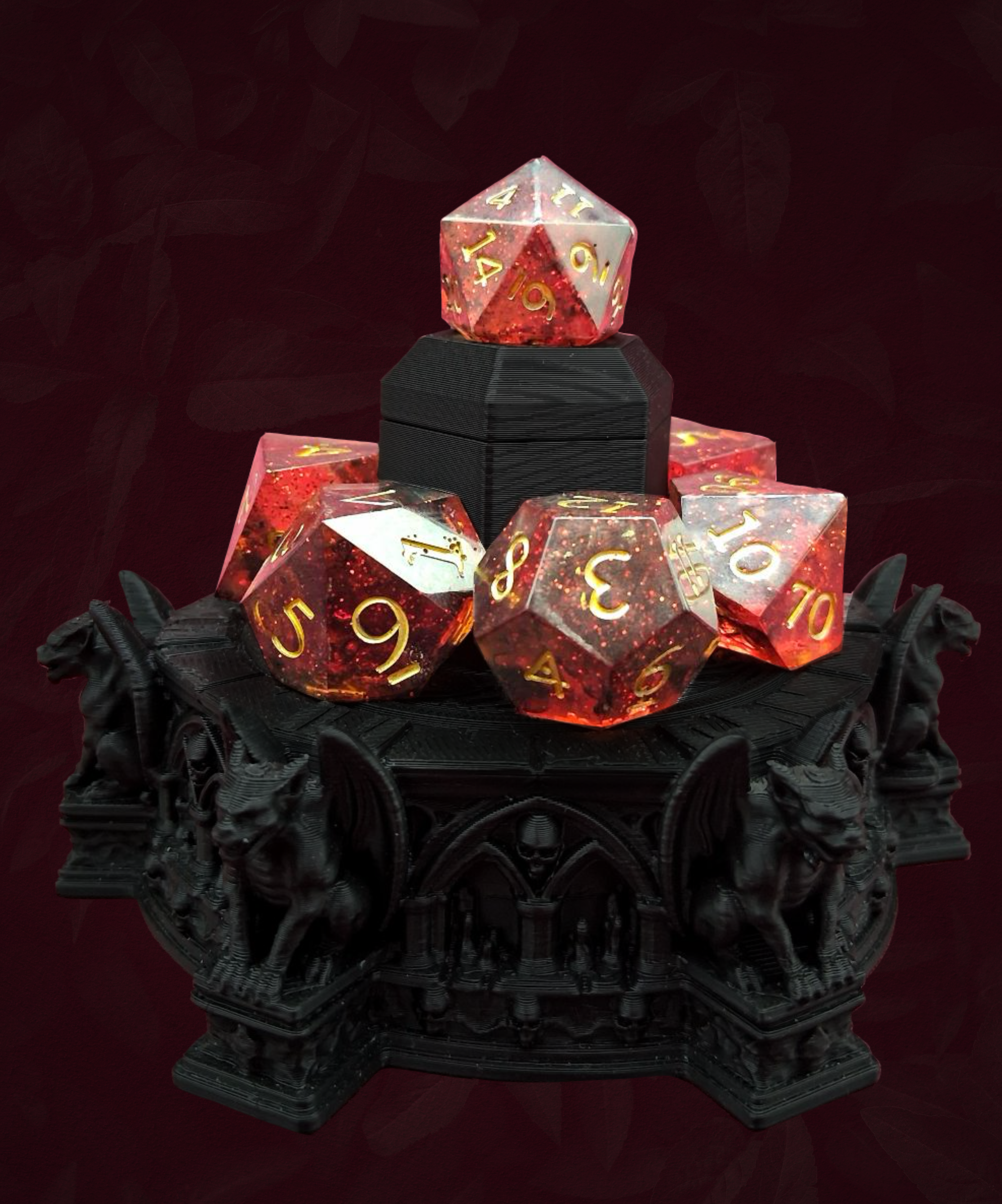 Embers Spark 7pc Dice Set
