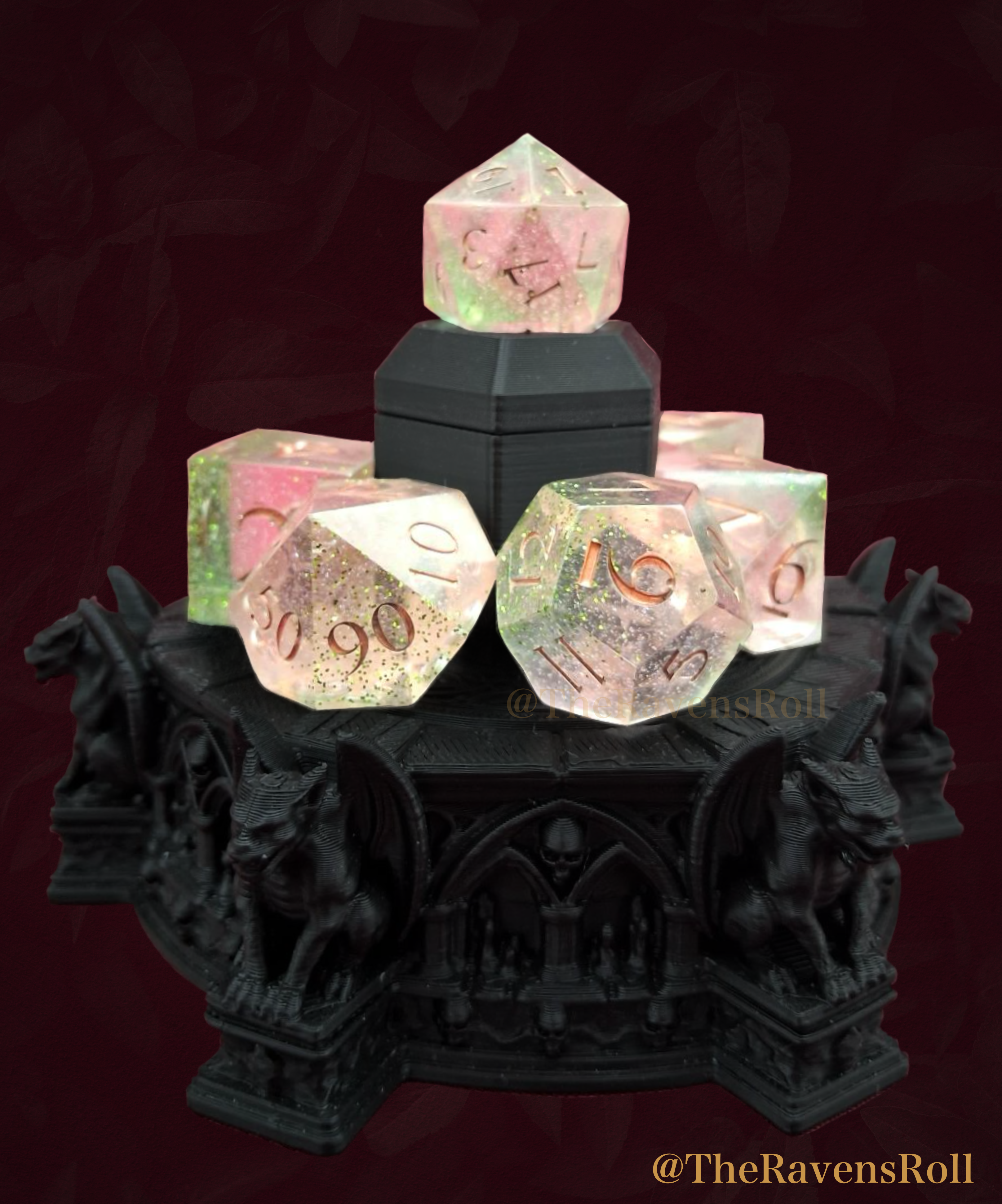 Dryad Gardens 7pc Dice Set